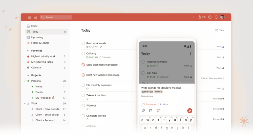 Todoist for Business: A Comprehensive Review of Features, Pricing, and Performance 4 mobile apps for todoist
