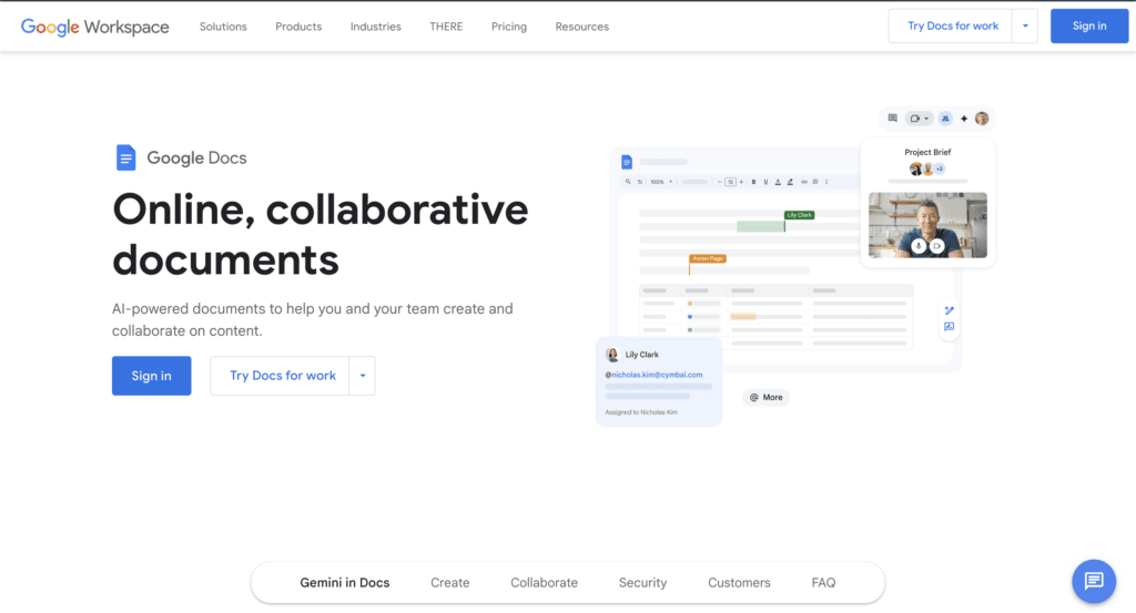 Best Google Collaboration Tools: Are They Right for Your Business? 2 google collaboration tools - google doc